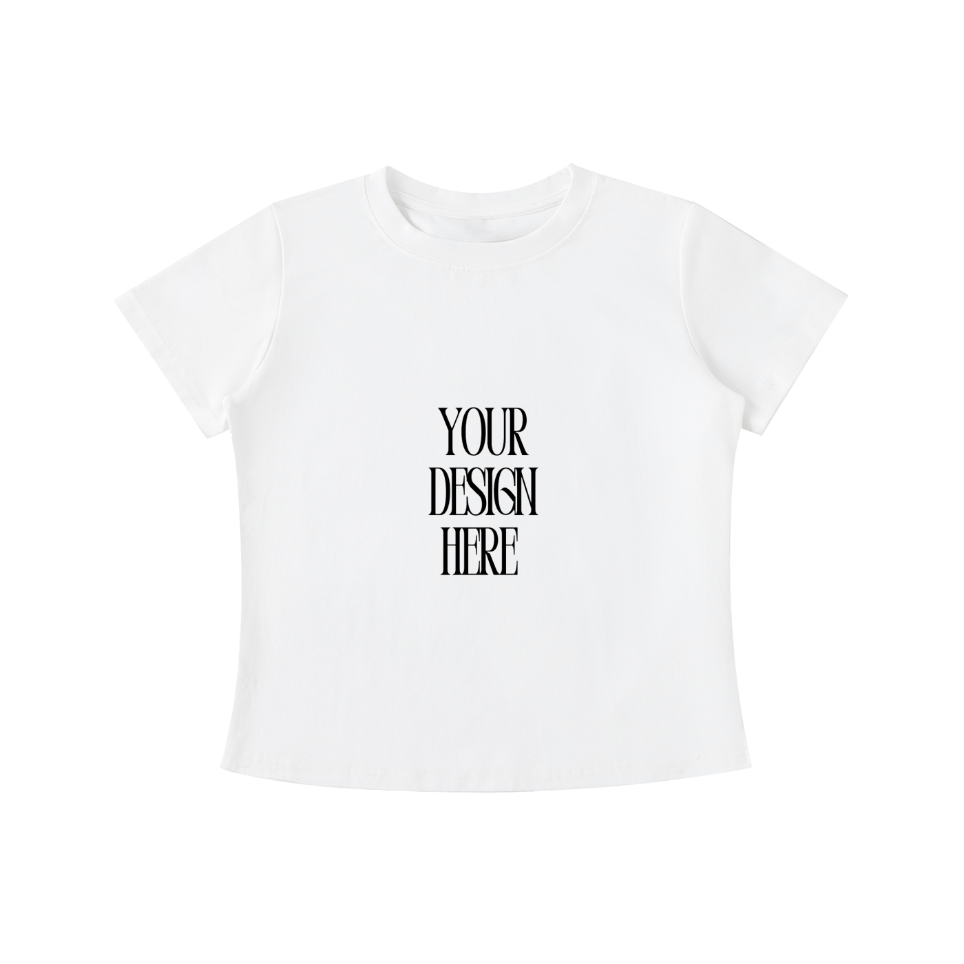 DESIGN YOUR OWN WOMENS Vintage Wash Slim Fit T-shirt
