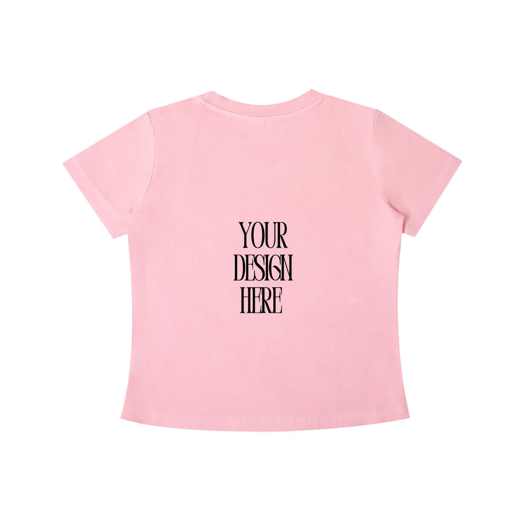 DESIGN YOUR OWN WOMENS Vintage Wash Slim Fit T-shirt