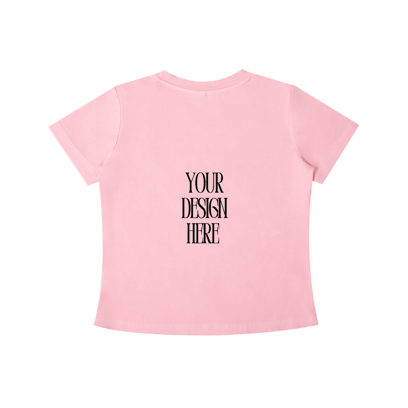 DESIGN YOUR OWN WOMENS Vintage Wash Slim Fit T-shirt