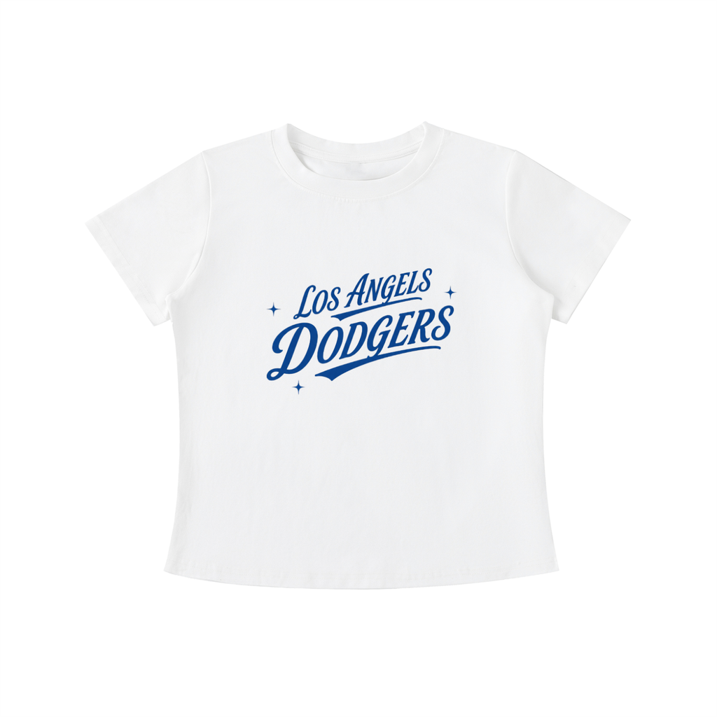 LA DODGERS - WOMENS VINTAGE WASH SLIM FIT TEE