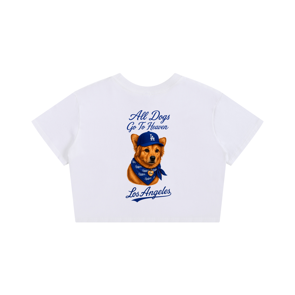 Cleo Pet tee -  women adult Crop Baby Tee Seamless T-Shirt - 200 GSM