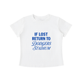 IF LOST RETURN TO DODGERS STADIUM - WOMENS VINTAGE WASH SLIM FIT TEE