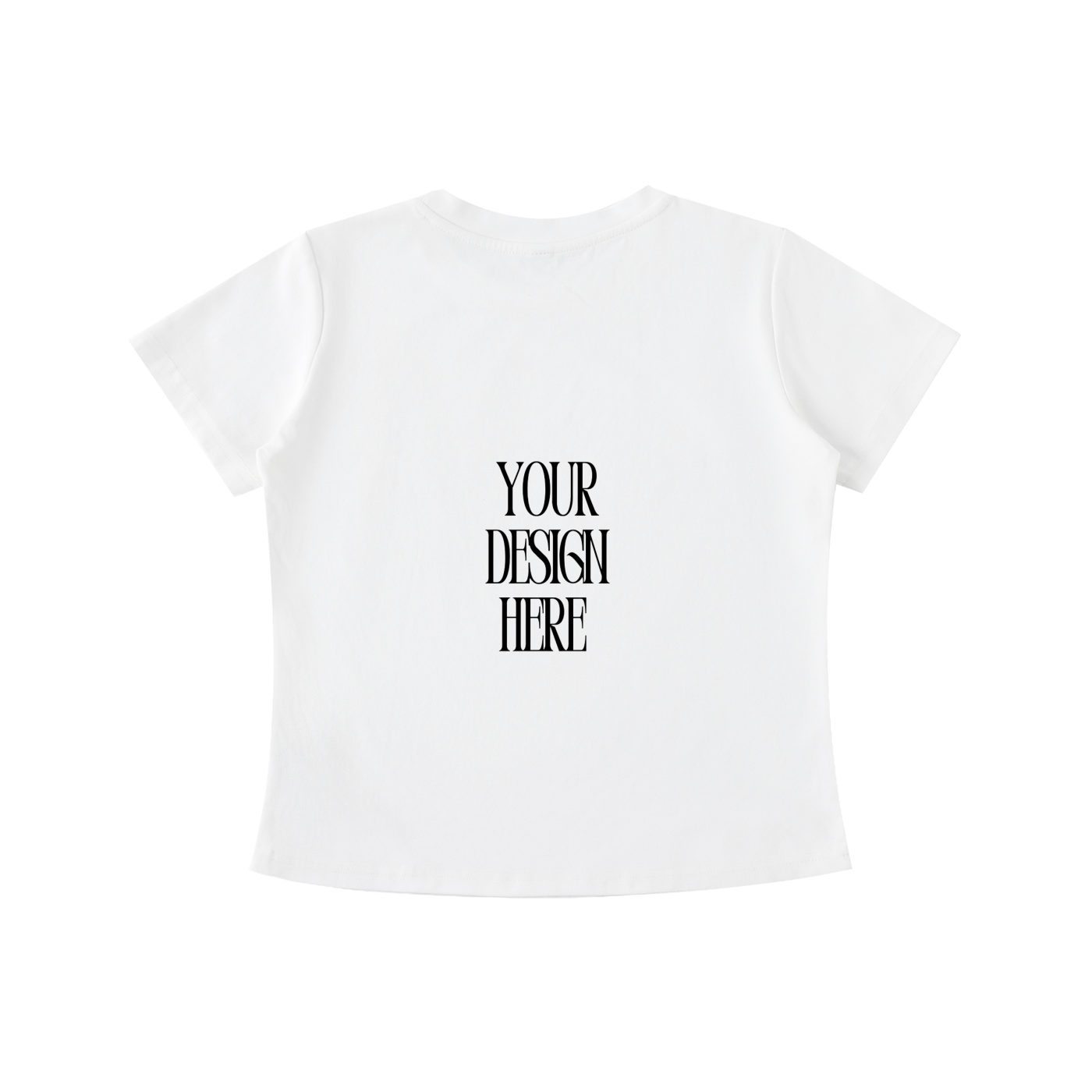 DESIGN YOUR OWN WOMENS Vintage Wash Slim Fit T-shirt