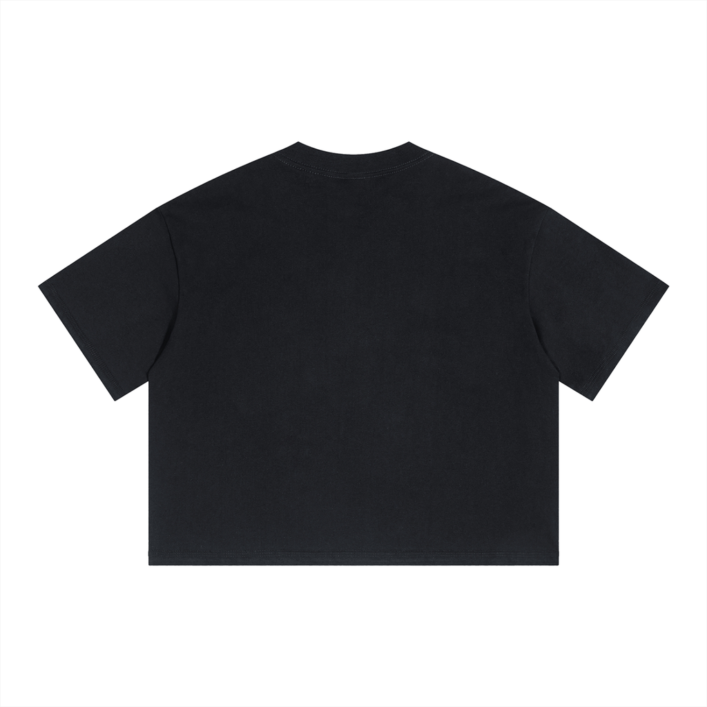 OC Varsity logo tee- adult unisex Boxy Drop Shoulder Crop T-Shirt