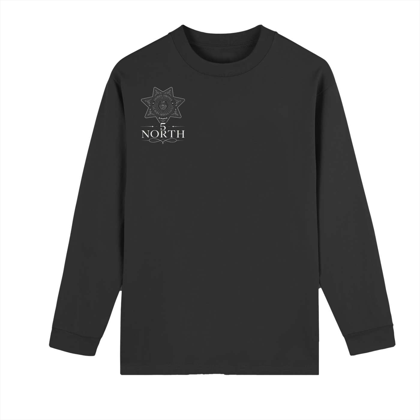 “5 North Long Sleeve”- adult unisex Crew Neck Drop Shoulder Long Sleeve Shirt