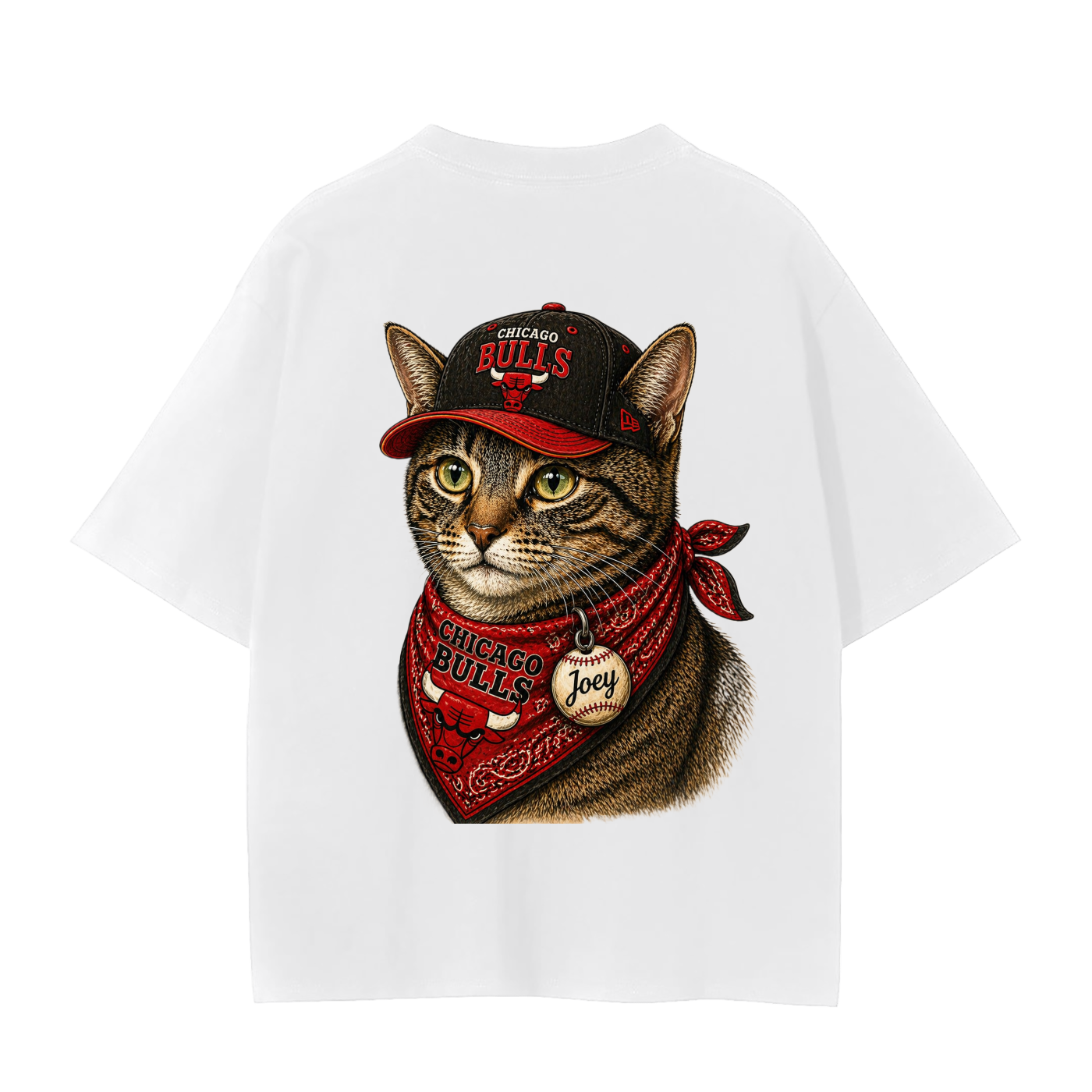 NBA CHICAGO BULLS - CUSTOM PET TEE