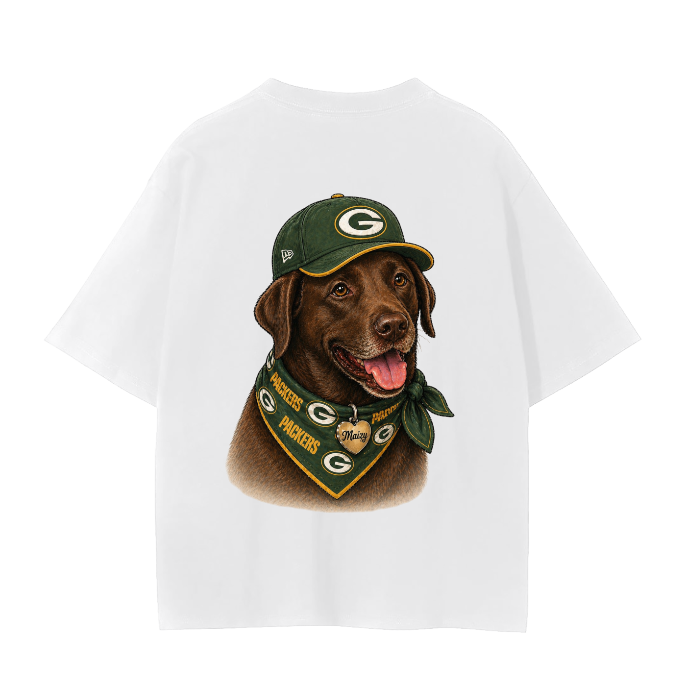 GREEN BAY NFL DOG TEE -CUSTOM PET TEE