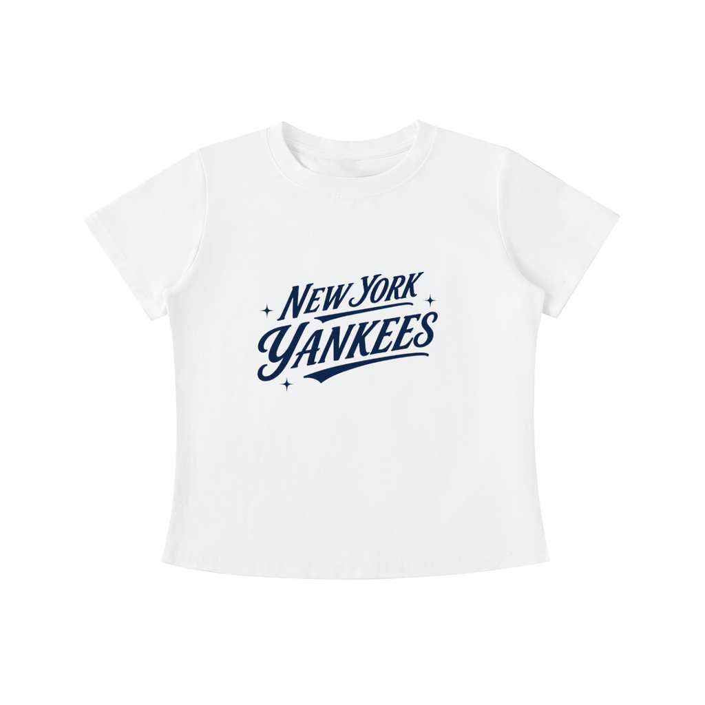 NEW YORK YANKEES - WOMENS VINTAGE WASH SLIM FIT TEE