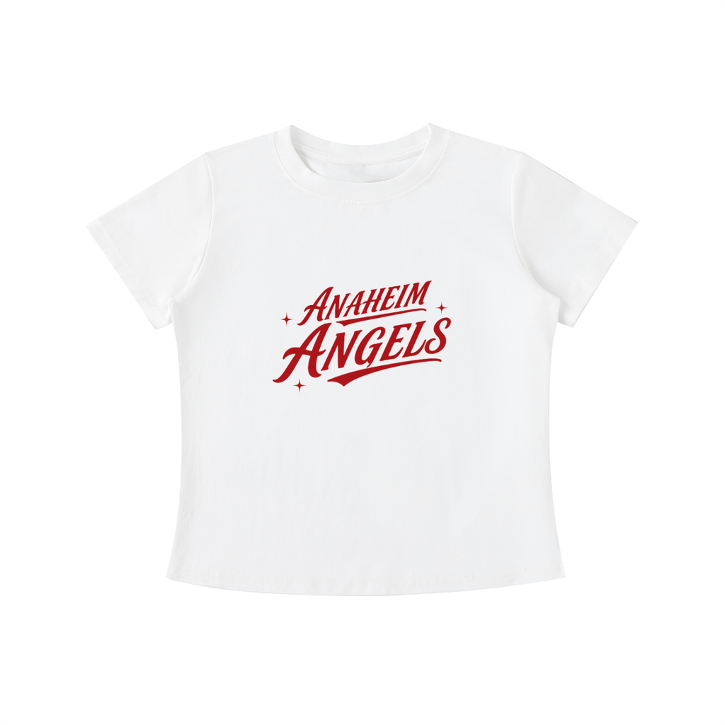 ANAHEIM ANGELS - WOMENS VINTAGE WASH SLIM FIT TEE