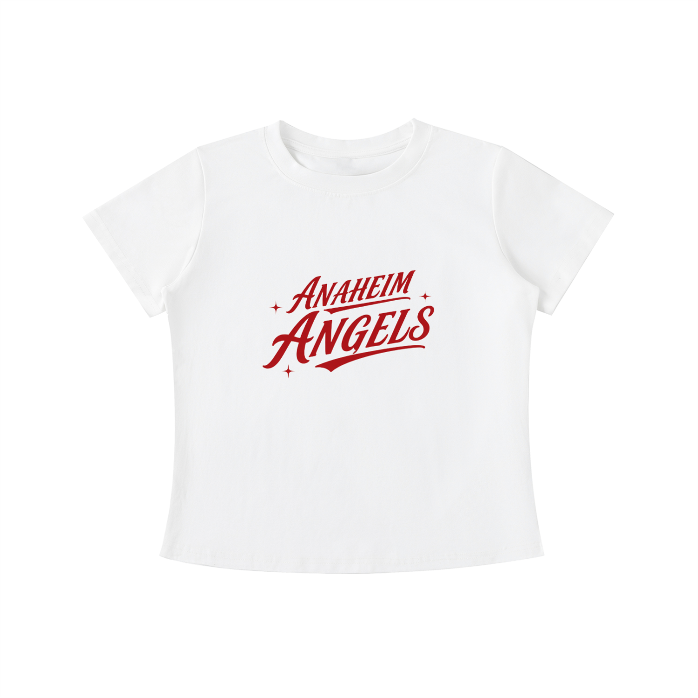 ANAHEIM ANGELS - WOMENS VINTAGE WASH SLIM FIT TEE
