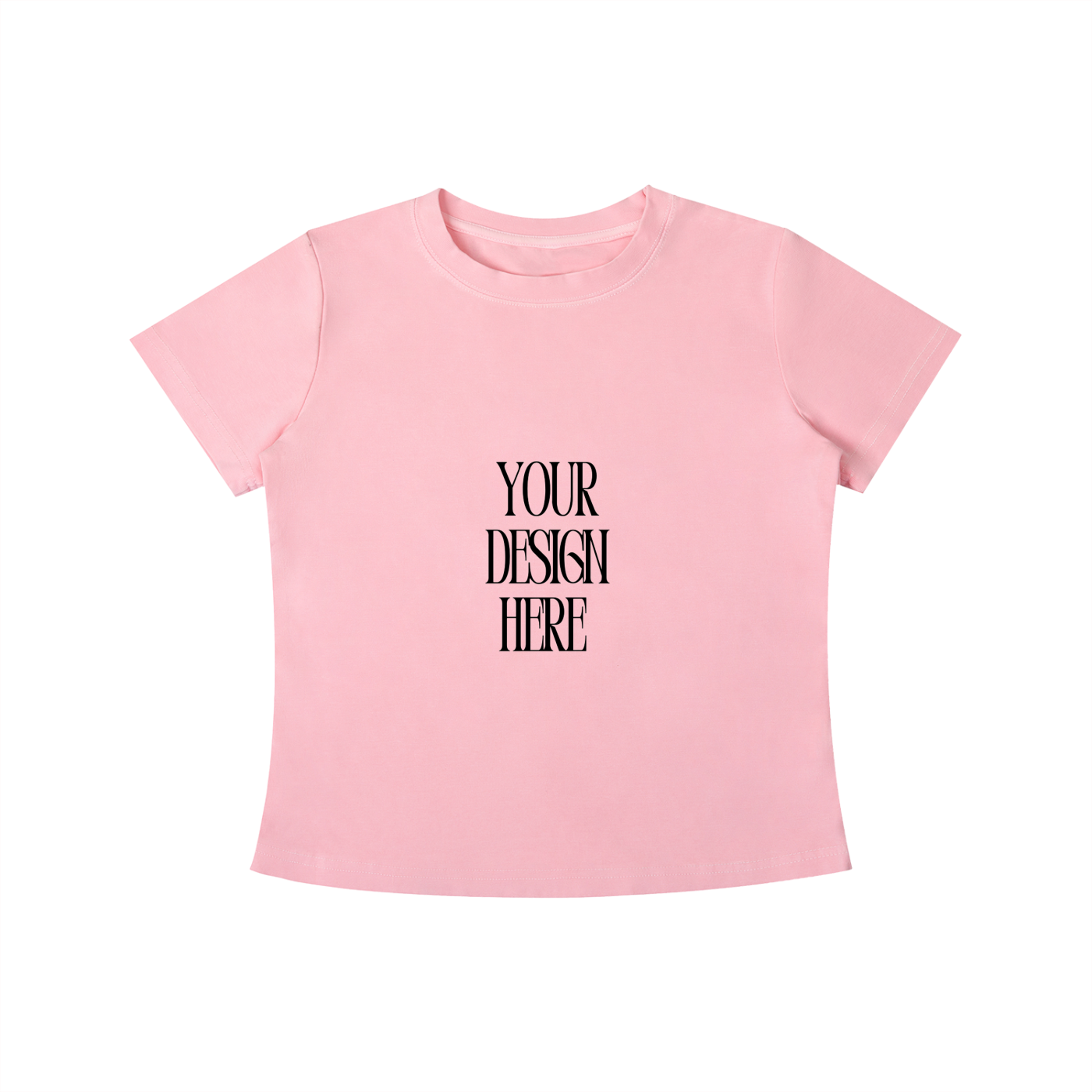 DESIGN YOUR OWN WOMENS Vintage Wash Slim Fit T-shirt