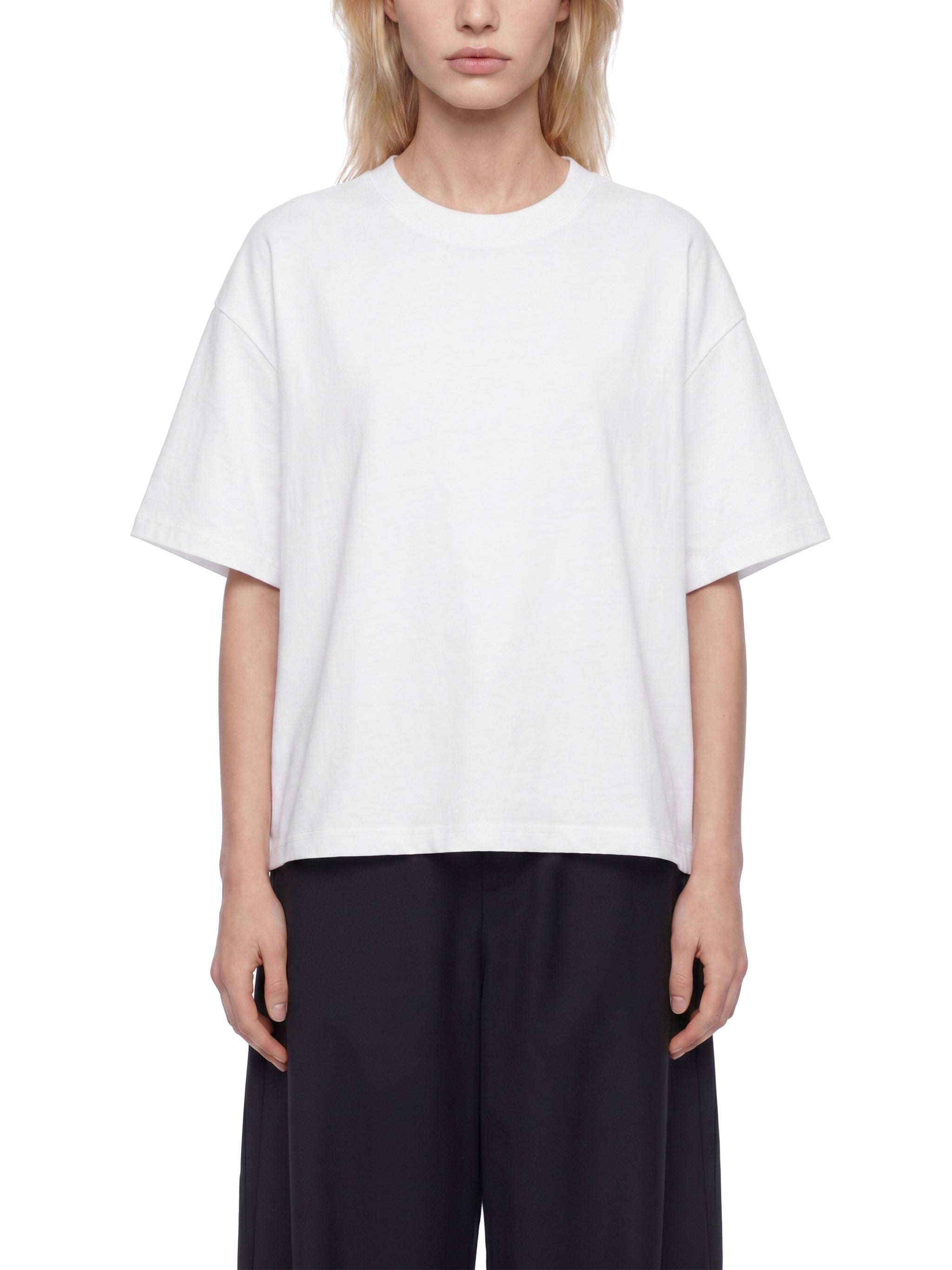 OC Varsity logo tee- adult unisex Boxy Drop Shoulder Crop T-Shirt