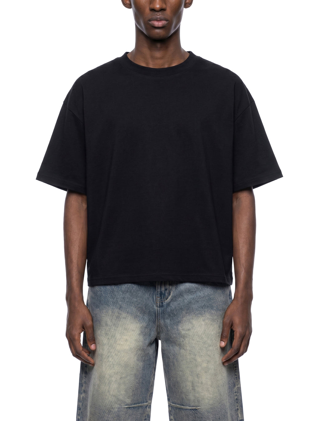 OC Varsity logo tee- adult unisex Boxy Drop Shoulder Crop T-Shirt