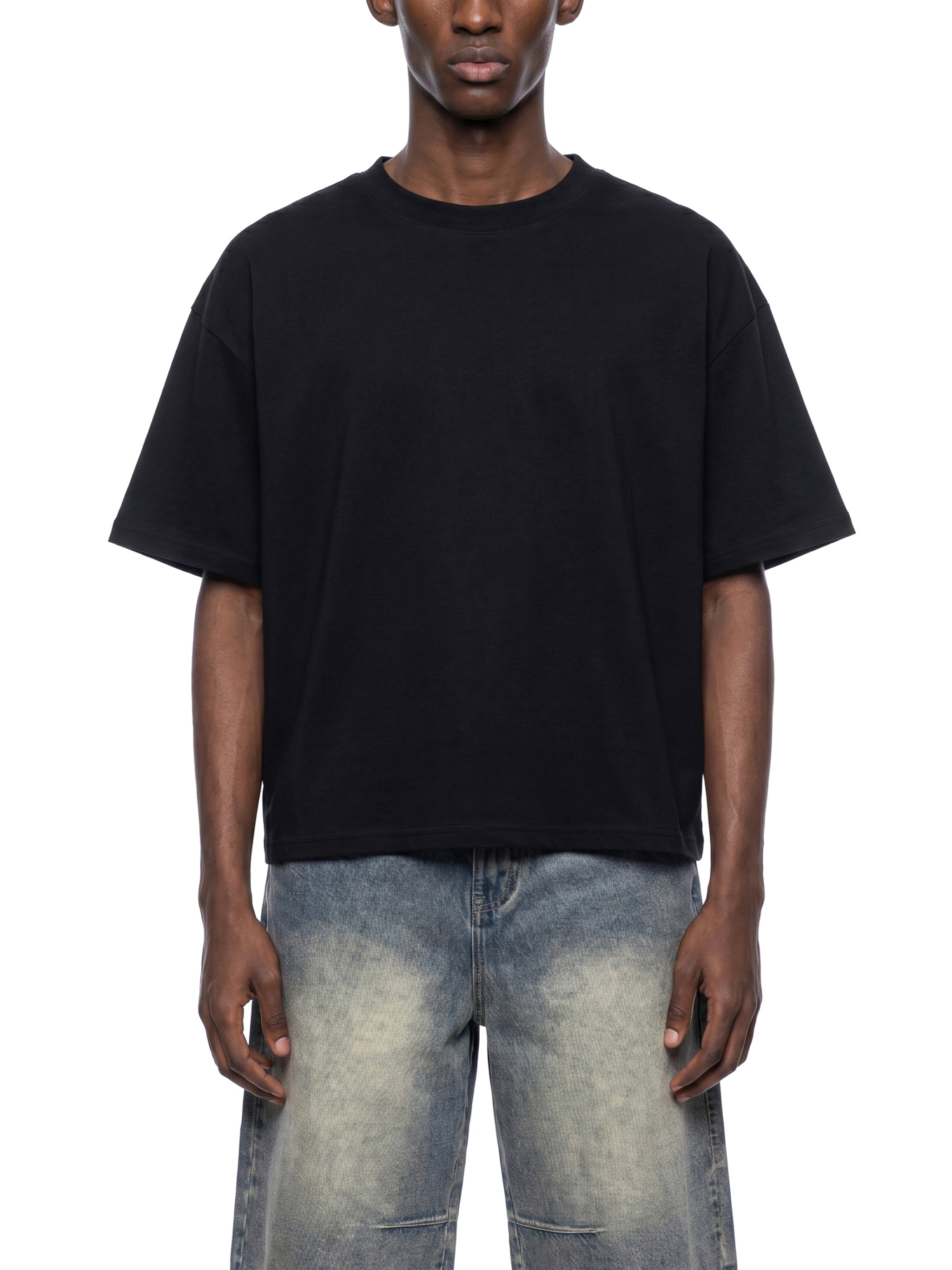OC Varsity logo tee- adult unisex Boxy Drop Shoulder Crop T-Shirt